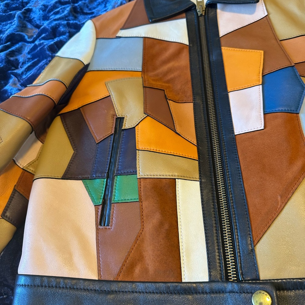 Coach 1941 Runway Patchwork Patchwork Leather Jac… - image 6